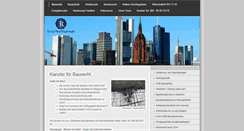 Desktop Screenshot of anwalt-baurecht-frankfurt.de