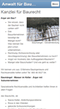 Mobile Screenshot of anwalt-baurecht-frankfurt.de